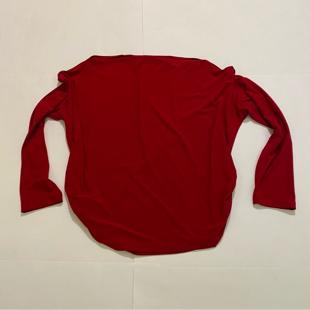 ⭐️ Elegant Red Women's Top